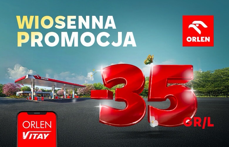Promocja Orlen paliwo taniej o 35 groszy aplikacja VITAY weekendy 2026