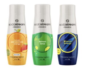 🥤 Zestaw 3 syropów SodaStream za 38,99 zł w Media Expert! Syropy SodaStream zestaw 3 sztuki promocja Media Expert Pomarańcza Mango Energy