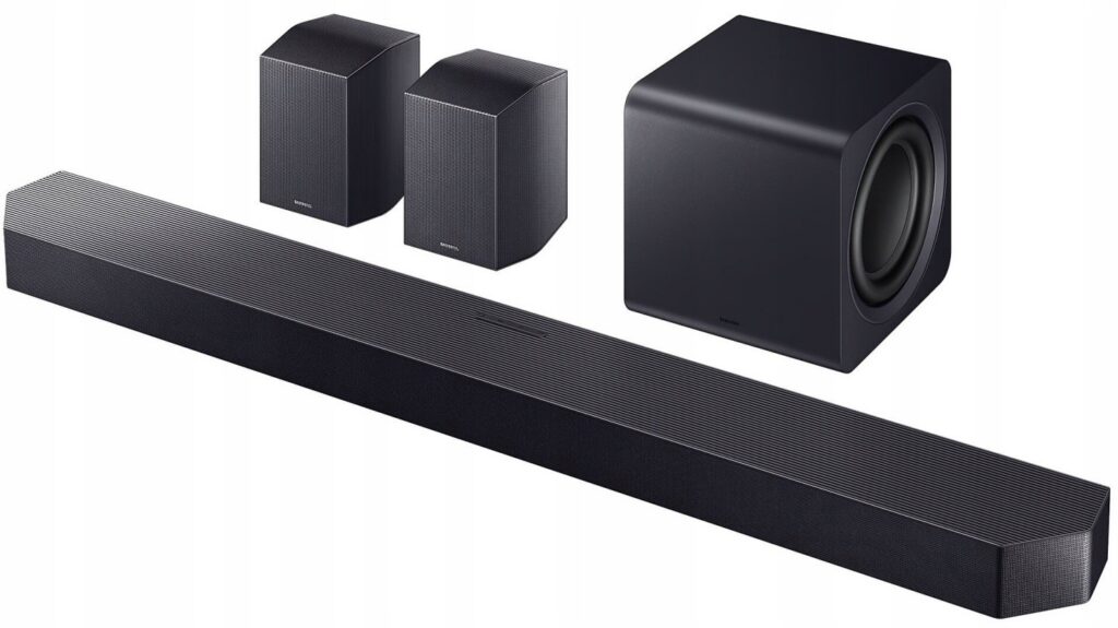 Soundbar Samsung HW-Q990F 11.1.4 Dolby Atmos 756W bezprzewodowy subwoofer głośniki tylne promocja Allegro Smart Weeks 2899 zł