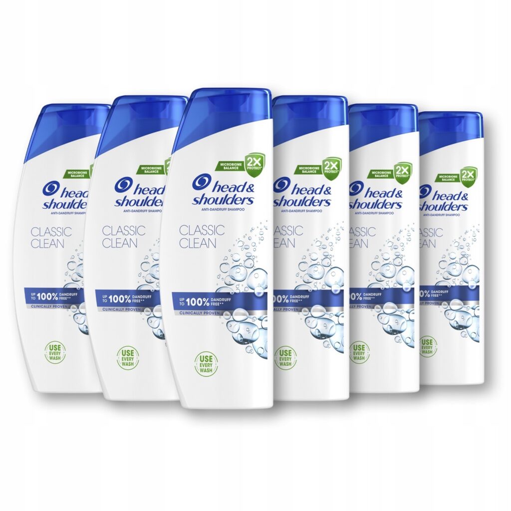 🧼 Szampon Head & Shoulders Classic Clean – Zapas 6x 400 ml za 78,99 zł! Szampon przeciwłupieżowy Head & Shoulders Classic Clean zestaw 6x400ml promocja Allegro Smart Weeks 79 zł