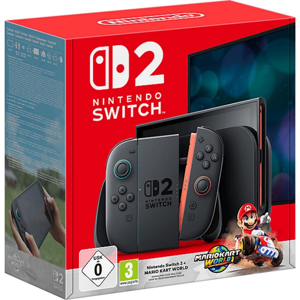 🏎️ Premiera Nintendo Switch 2 + Mario Kart World za 1889 zł na Allegro! Konsola Nintendo Switch 2 czarna zestaw z grą Mario Kart World ekran 7,9 cala 4K HDR magnetyczne Joy-Con 2 Allegro Smart Weeks 1889 zł