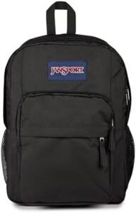 Plecak JanSport Big Day Pack czarny uniseks dwie komory rękaw na laptopa 15 cali ergonomiczne paski recykling okazja Amazon.pl