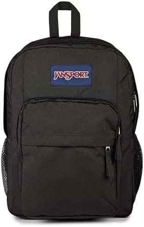 Plecak JanSport Big Day Pack czarny uniseks dwie komory rękaw na laptopa 15 cali ergonomiczne paski recykling okazja Amazon.pl