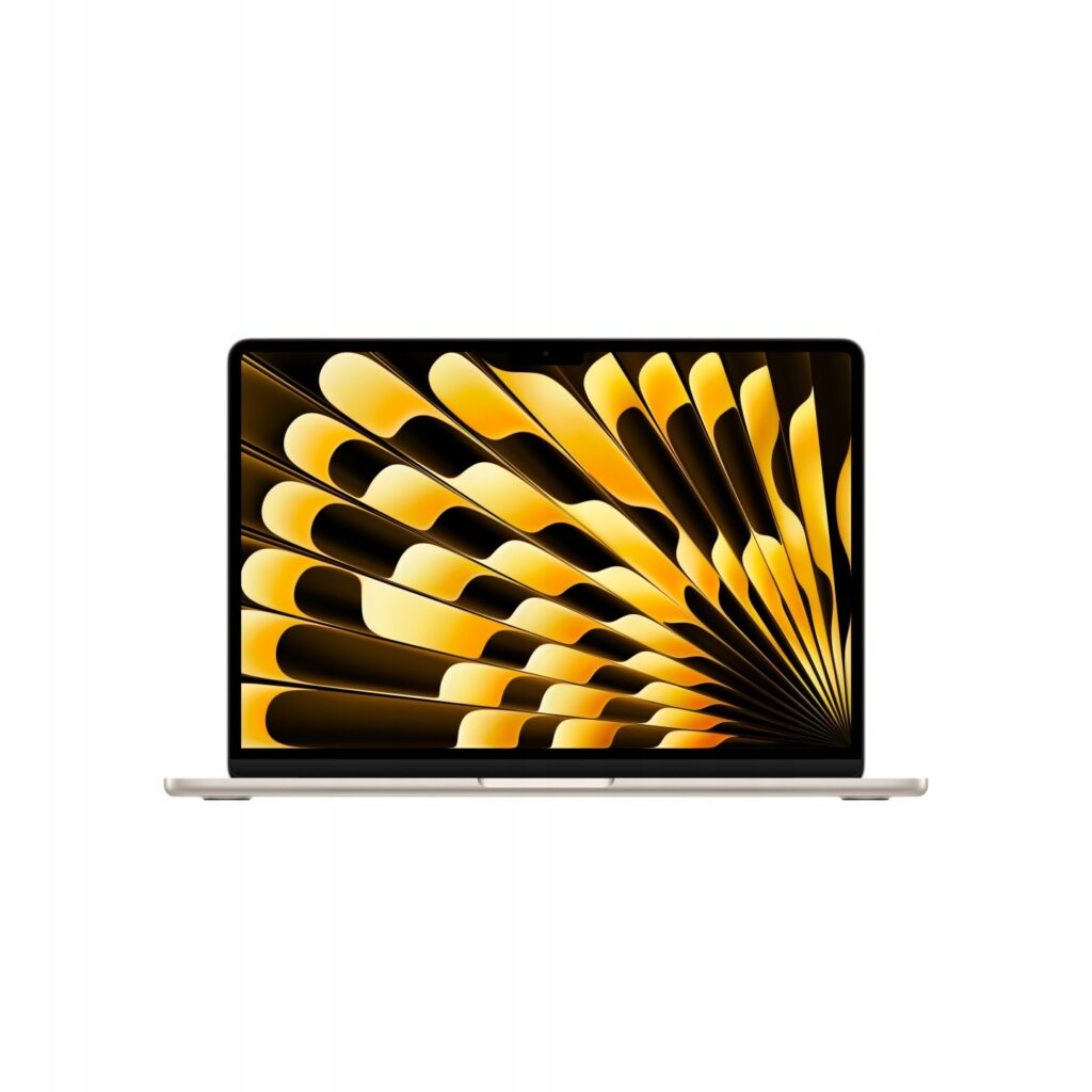 Laptop Apple MacBook Air 2025 13,6 cala czip Apple M4 16GB RAM 256GB SSD kolor Starlight złoty Liquid Retina macOS Sequoia Allegro Smart Weeks 3659 zł