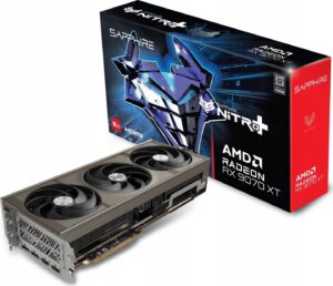 Karta graficzna SAPPHIRE Radeon RX 9070 XT Nitro+ 16GB GDDR6 chłodzenie trzy wentylatory PCIe 5.0 architektura AMD okazja Allegro Smart Weeks 2999 zł