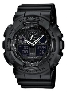 Zegarek męski Casio G-SHOCK Original GA-100-1A1ER czarny matowy odporny na wstrząsy analogowo cyfrowy wodoszczelny 200M okazja Allegro Smart Weeks 249 zł