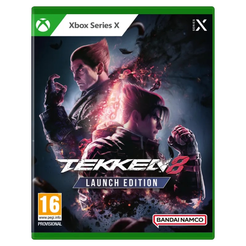 Gra Tekken 8 Launch Edition edycja premierowa Xbox Series X pudełkowe wydanie płyta metalowa płytka naklejki bijatyka Bandai Namco okazja cena RTV EURO AGD 69,99 zł