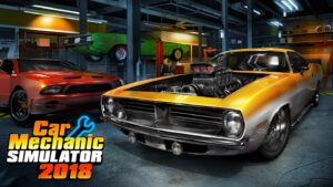 Gra PC Car Mechanic Simulator 2018 za darmo Steam okazja 100 procent zniżki symulator mechanika naprawa samochodów złomowisko części tuning darmowa gra do 27 maja 2026