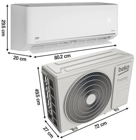 Klimatyzator Split pompa ciepła powietrze powietrze BEKO 3.5 kW usługa montażu w cenie Media Expert kod rabatowy R2905-090626 klimatyzacja do domu mieszkania 39m2 Wi-Fi chłodzenie ogrzewanie promocja 2026