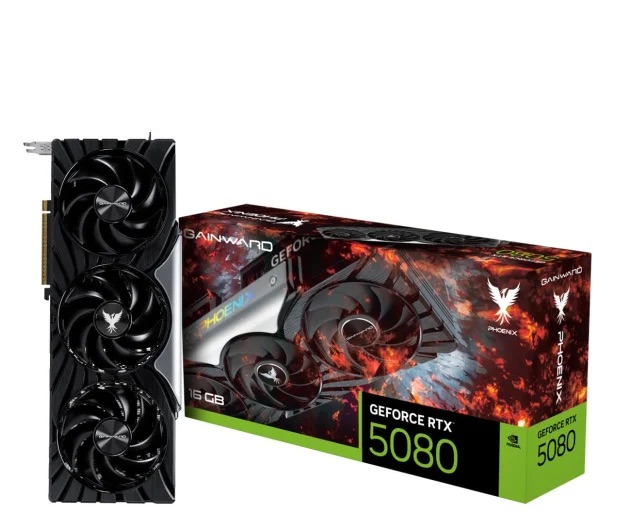 Karta graficzna Gainward GeForce RTX 5080 Phoenix 16GB GDDR7 Nvidia DLSS 4 ray tracing PCIe 5.0 potężne podzespoły komputerowe x-kom promocja raty 20x0 procent darmowa gra 007 FIRST light okazja 2026