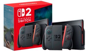 Nowa konsola hybrydowa Nintendo Switch 2 NS2 ekran LCD 7.9 cala 1080p 120Hz stabilny tryb TV stacja dokująca kontrolery Joy-Con 2 europejska dystrybucja polski sprzedawca wysyłka z Polski kod rabatowy AEPLL110 niska cena okazja czerwiec 2026 AliExpress tanio