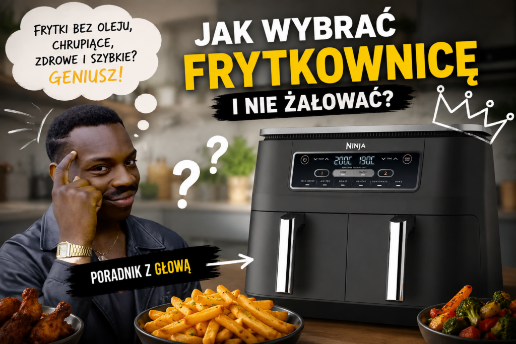 Jak wybrać frytkownicę beztłuszczową Air Fryer zestawienie polecane modele Ninja Philips Xiaomi poradnik zakupowy darmowa dostawa Amazon Prime