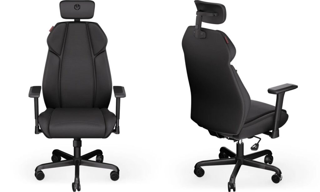 Fotel gamingowy ENDORFY Meta czarny obicie z tkaniny ergonomiczne oparcie 5 segmentów regulowane podłokietniki 3D regulacja wysokości funkcja bujania siłownik nylonowy promocja w aplikacji x-kom niska cena rabat 480 złotych darmowa dostawa salon Neonet okazja czerwiec 2026