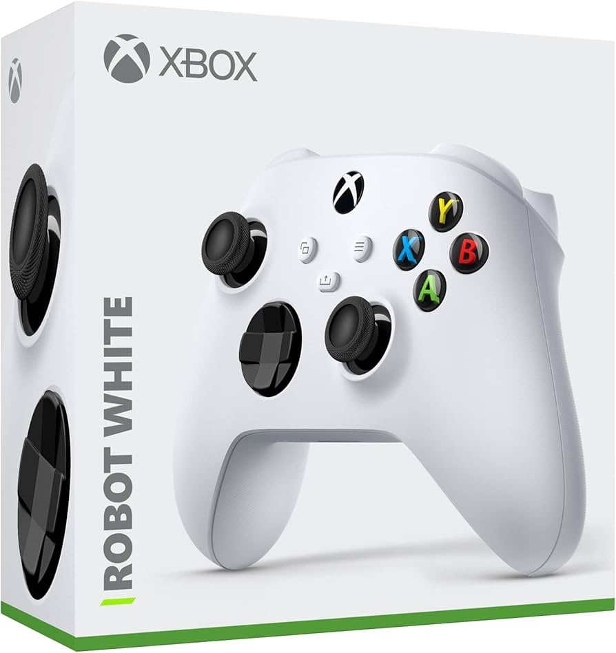 Oryginalny kontroler bezprzewodowy Microsoft Xbox Series X S kolor Robot White biały pad Bluetooth do PC Windows Android teksturowane spusty hybrydowy D-pad niska cena Amazon pl darmowa dostawa Prime okazja dla graczy tanio sprzęt gamingowy