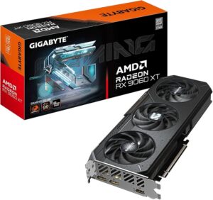 Karta graficzna Gigabyte Radeon RX 9060 XT GAMING OC 8G pamięć 8 GB GDDR6 128 bit PCI-E 5.0 trzy wentylatory chłodzenie WINDFORCE podświetlenie RGB okazja cenowa Amazon pl darmowa dostawa Prime podzespoły komputerowe PC tanio czerwiec 2026