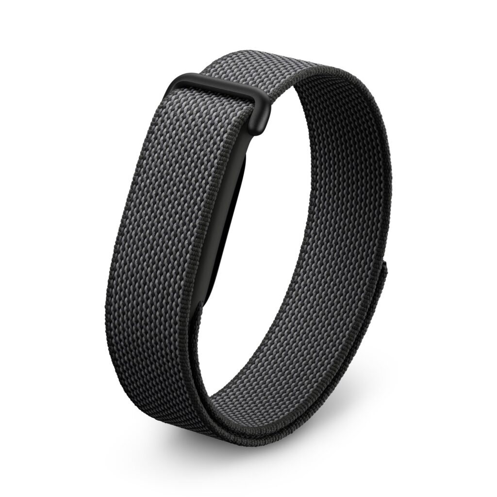 Opaska fitness Google Fitbit Air bez wyświetlacza monitor aktywności tętno sen coaching AI kolor Obsidian czarny Berry Lavender okazja na Amazon tanio darmowa dostawa DHL