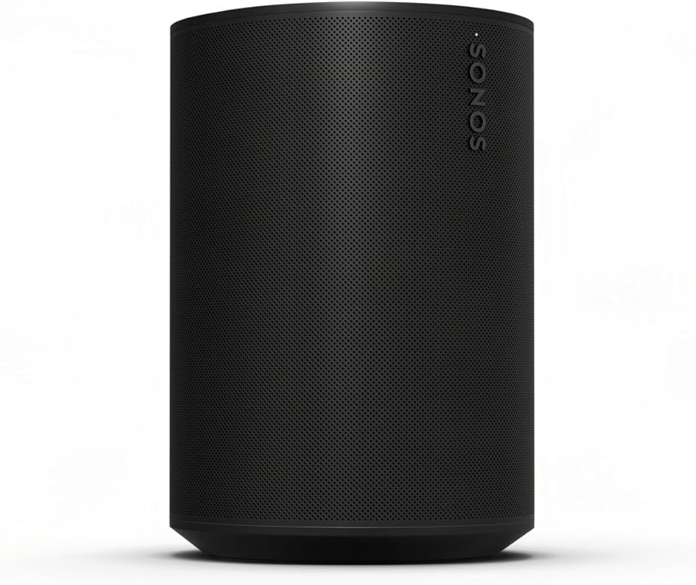 Bezprzewodowy głośnik stacjonarny Sonos Era 100 SL czarny dźwięk stereo łączność Wi-Fi Bluetooth system multiroom głośnik bez mikrofonu kino domowe audio premium okazja Amazon pl darmowa dostawa Prime