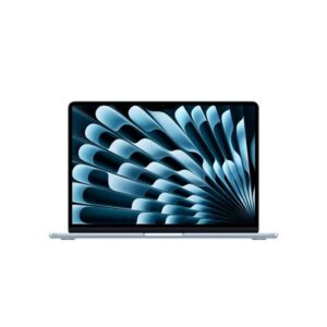 Nowy laptop Apple MacBook Air 13 cali czip M4 10-core CPU 8-core GPU 16GB RAM 256GB SSD kolor błękitny Sky Blue system macOS Sequoia wyświetlacz Liquid Retina autoryzowany sprzedawca Lantre okazja cenowa super cena raty 0 procent