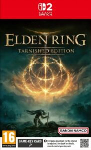 Gra Elden Ring Tarnished Edition na Nintendo Switch 2 wersja pudełkowa kartridż nowa w folii polska wersja językowe napisy dodatek Shadow of the Erdtree przedsprzedaż preorder Bandai Namco FromSoftware okazja cenowa Allegro