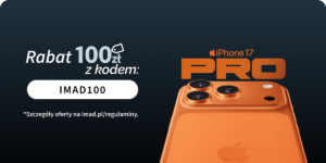 Smartfon Apple iPhone 17 Pro 256GB oficjalna dystrybucja iMad kod rabatowy IMAD100 zniżka minus 100 zł nowa seria iPhone 17e oraz 17 specyfikacja cena salony Warszawa Kraków Wrocław okazja tanio