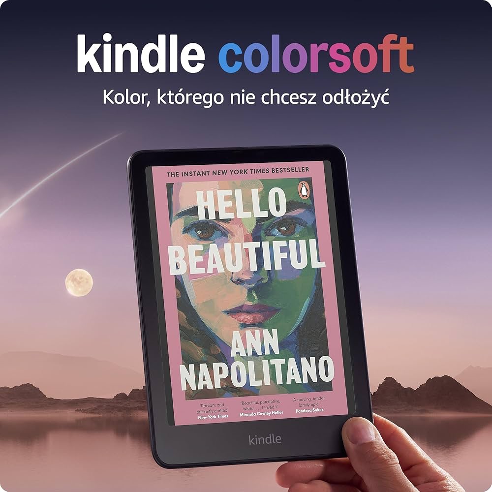 Kolorowy czytnik e-booków Amazon Kindle Colorsoft Signature Edition 32 GB podświetlenie automatyczne ładowanie bezprzewodowe promocja Amazon Prime nowa generacja czytników