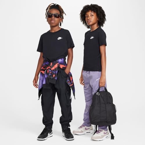 Dziecięca koszulka Nike Sportswear uniseks 100% bawełna haftowane logo Futura wyprzedaż Amazon darmowa dostawa Prime tania odzież sportowa dla dzieci