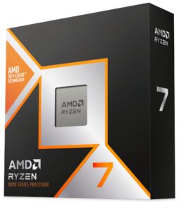 Pudełko procesora AMD Ryzen 7 9800X3D socket AM5 architektura Zen 5 3D V-Cache najlepszy procesor do gier promocja Amazon darmowa dostawa Prime