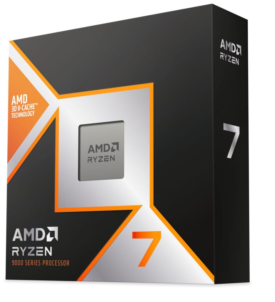 Pudełko procesora AMD Ryzen 7 9800X3D socket AM5 architektura Zen 5 3D V-Cache najlepszy procesor do gier promocja Amazon darmowa dostawa Prime
