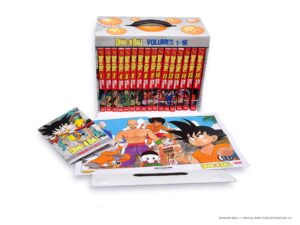 Zestaw mangi Dragon Ball Complete Box Set tomy 1-16 wydanie angielskie plakat książeczka kolekcjonerska promocja Amazon