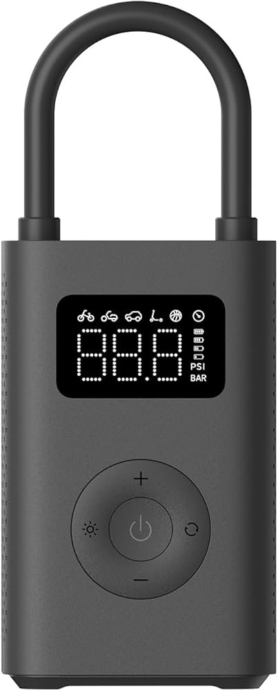 Przenośny kompresor elektryczny Xiaomi Air Compressor 2 pompka do roweru samochodu hulajnogi USB-C promocja Amazon darmowa dostawa