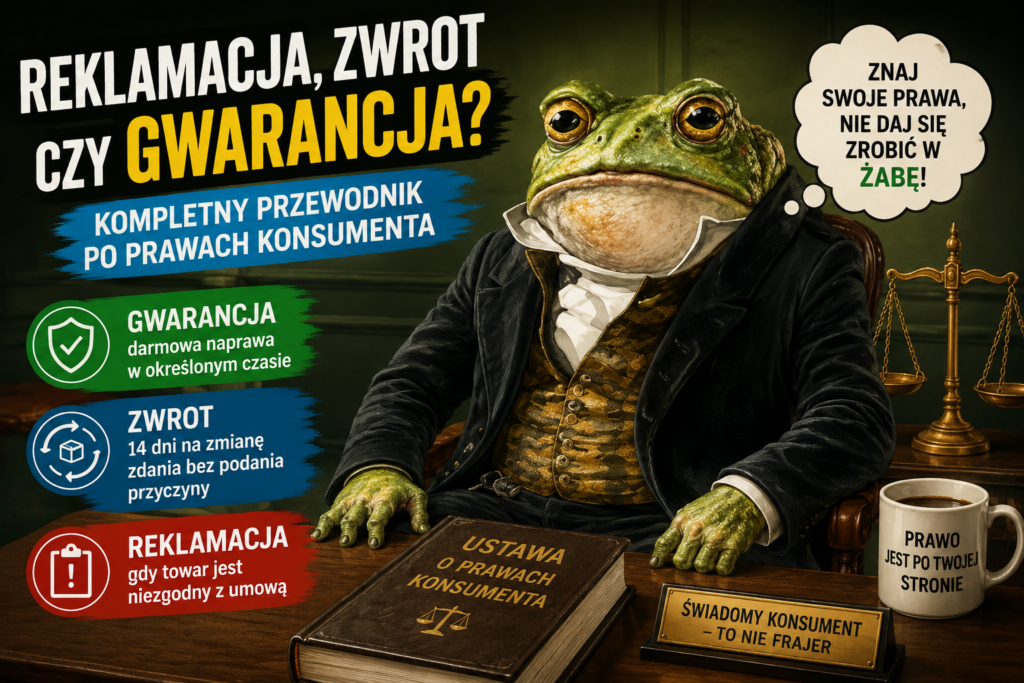 Reklamacja, zwrot czy gwarancja? Kompletny przewodnik po prawach konsumenta Poradnik prawa konsumenta reklamacja zwrot gwarancja paragon i uszkodzony sprzęt
