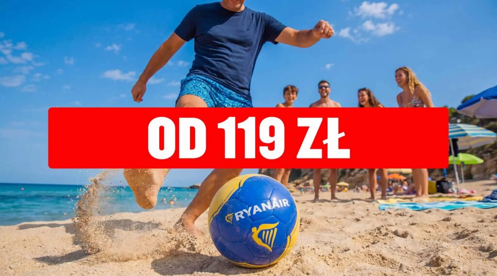 Promocja Ryanair tanie loty z Polski Włochy Hiszpania Chorwacja od 69 zł loty w dwie strony wakacje city break