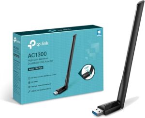 Adapter Wi-Fi na USB TP-Link Archer T3U Plus antena AC1300 karta sieciowa do komputera darmowa dostawa Amazon Prime