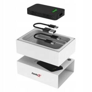 Bezprzewodowy adapter Carlinkit 5.0 2Air-T Apple CarPlay Android Auto moduł WiFi Bluetooth promocja Allegro
