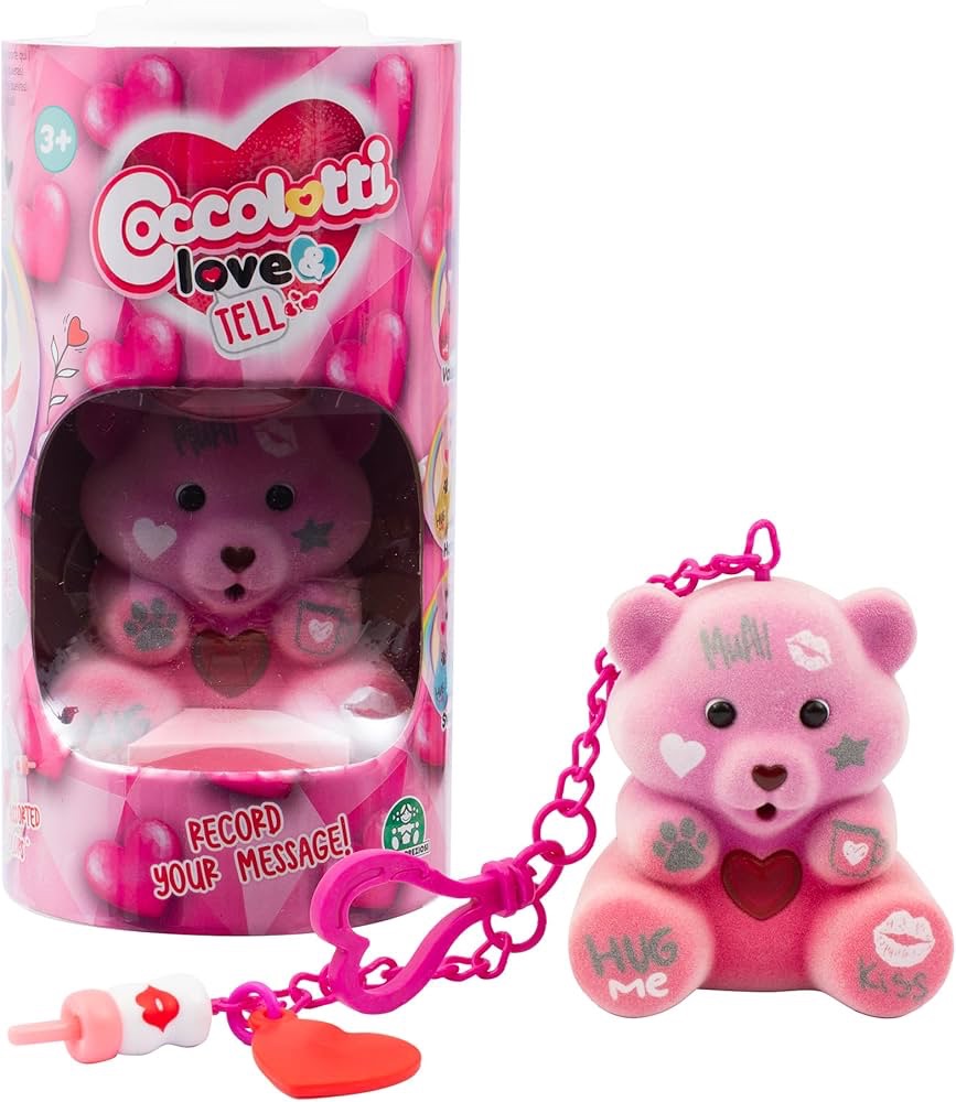 Interaktywny miś Coccolotti Love & Tell zabawka brelok dyktafon prezent dla dziecka darmowa dostawa Amazon Prime