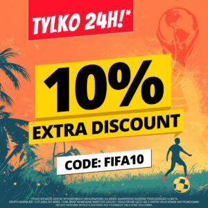 SportRabat kod rabatowy 10 procent taniej FIFA10 buty odzież sportowa promocja