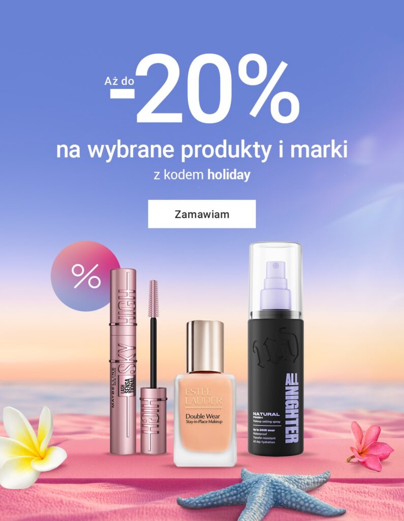 Promocja Notino kod rabatowy holiday zniżka 20 procent darmowa dostawa aplikacja perfumy kosmetyki