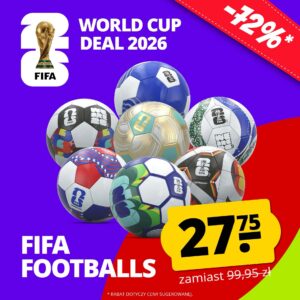 Piłka nożna FIFA World Cup 2026 rozmiar 5 promocja Sportrabat wyprzedaż tania piłka