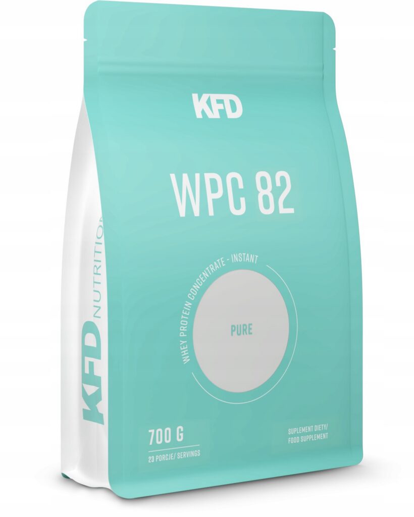 Białko KFD PURE WPC 82 naturalne koncentrat serwatkowy 700g odżywka białkowa Allegro Smart