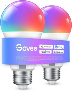 Inteligentne żarówki Govee E27 2 sztuki LED RGB Wi-Fi Alexa Amazon Prime promocja