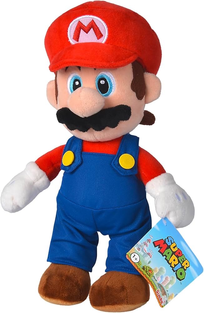 Maskotka pluszowa Super Mario Simba 30 cm zabawka dla dzieci Nintendo Amazon Prime promocja