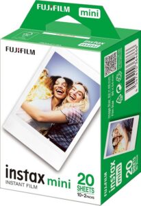 Wkłady klisze Fujifilm Instax Mini 20 sztuk białe ramki film ISO 800 Amazon Prime promocja