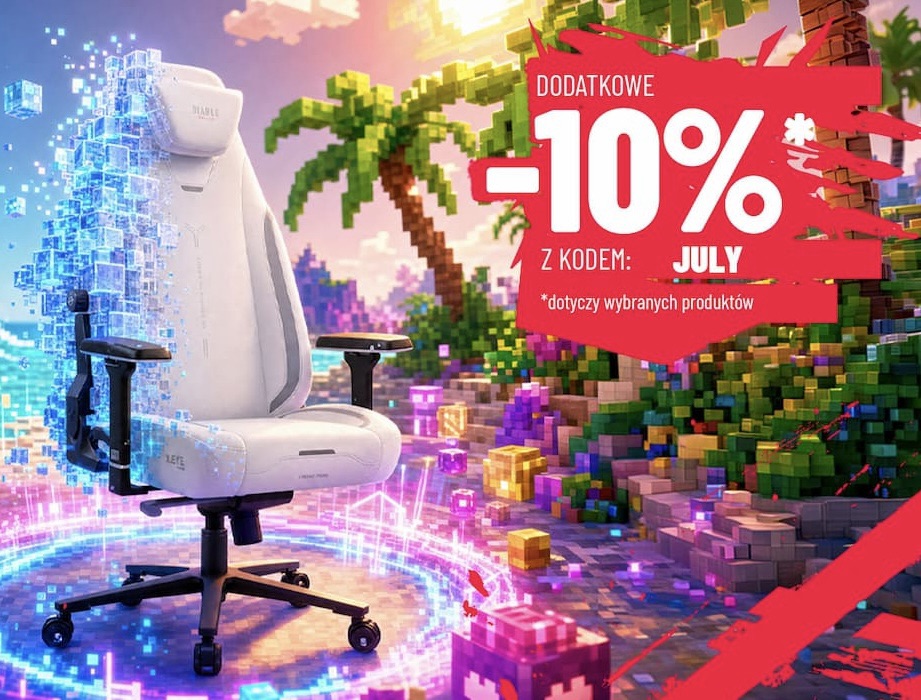 Promocja Diablo Chairs wyprzedaż fotele gamingowe biurka kod rabatowy Hot Deals