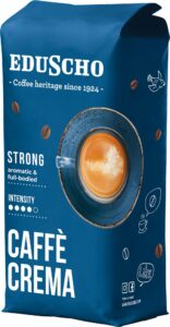 Kawa ziarnista Tchibo Eduscho Caffe Crema Strong 1kg ziarna Arabika Robusta Allegro promocja