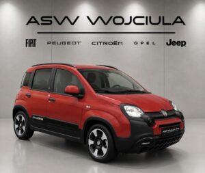 Nowy Fiat Pandina 1.0 Hybrid Cross 2026 czerwony autoryzowany dealer ASW Wojciula promocja