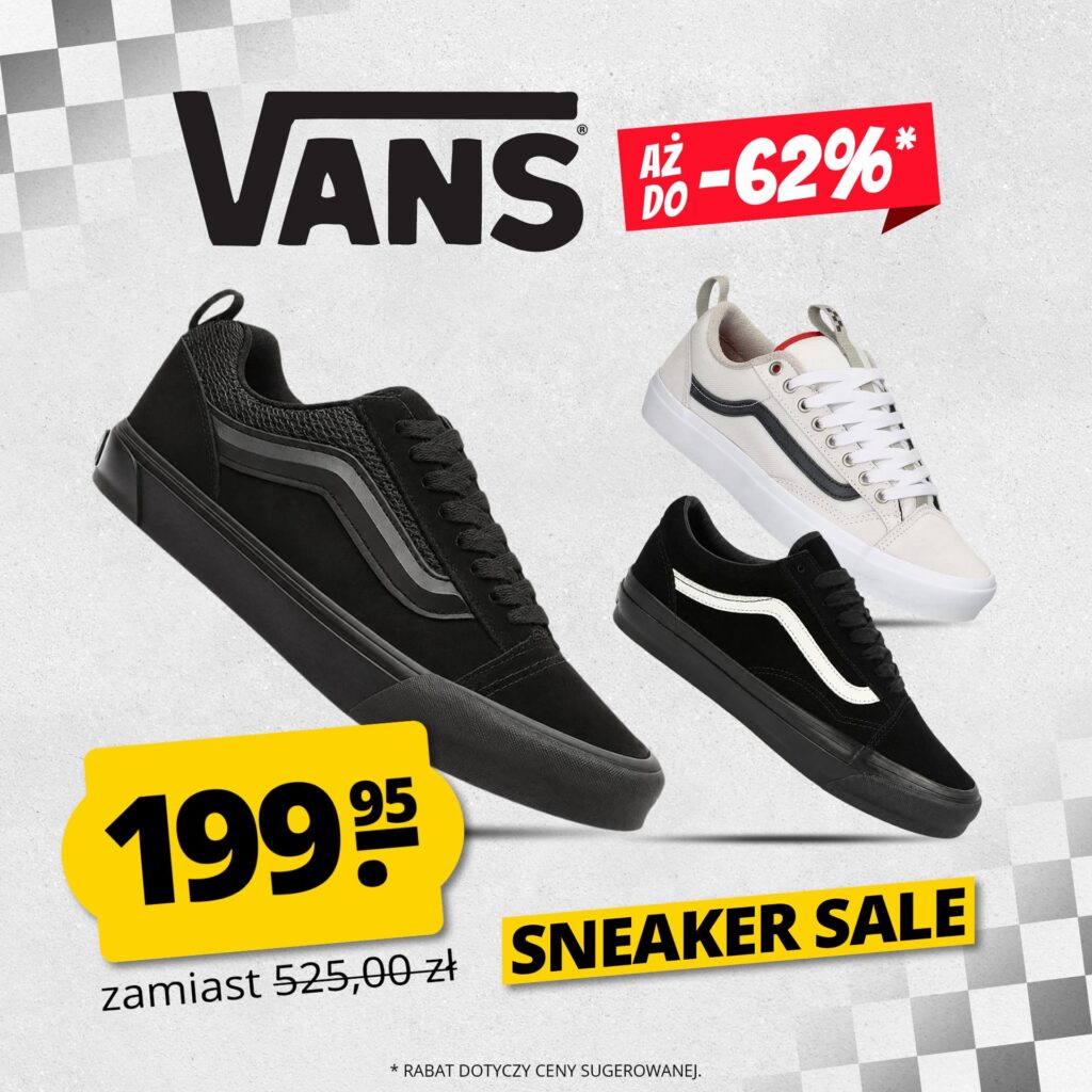 Buty męskie Vans Knu Skool sneakersy zamszowe deskorolka promocja Sportrabat