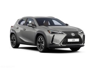 Nowy Lexus UX 300h Business Tech 2025 srebrny crossover hybryda dealer Grupa Cygan 168000 zł