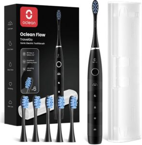 Szczoteczka soniczna Oclean Flow TravelGo zestaw czarna Amazon Prime promocja