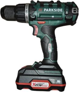 Wkrętarka akumulatorowa Parkside 20V PABS 20-Li E6 zestaw z baterią ładowarką Amazon Prime