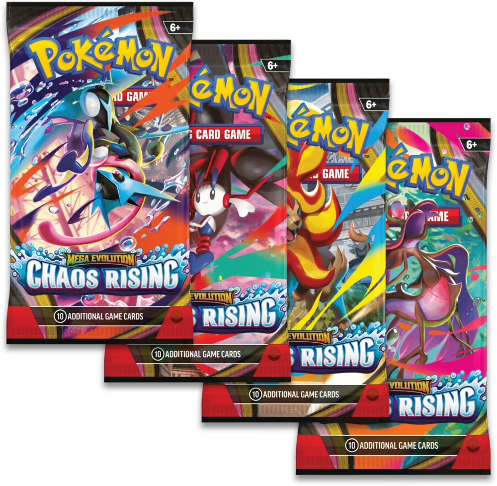 Booster Pokemon TCG Mega Evolution Chaos Rising Empik oryginalne karty saszetka cena 25 49 zl